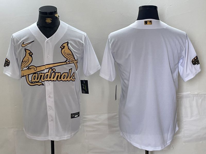 Men St.Louis Cardinals Blank White All star 2024 Nike MLB Jersey style 1->women mlb jersey->Women Jersey